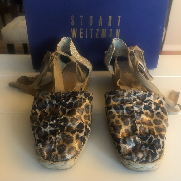 Stuart Weitzman Denia Cheetah Print Espadrilles - Picture 2 of 8